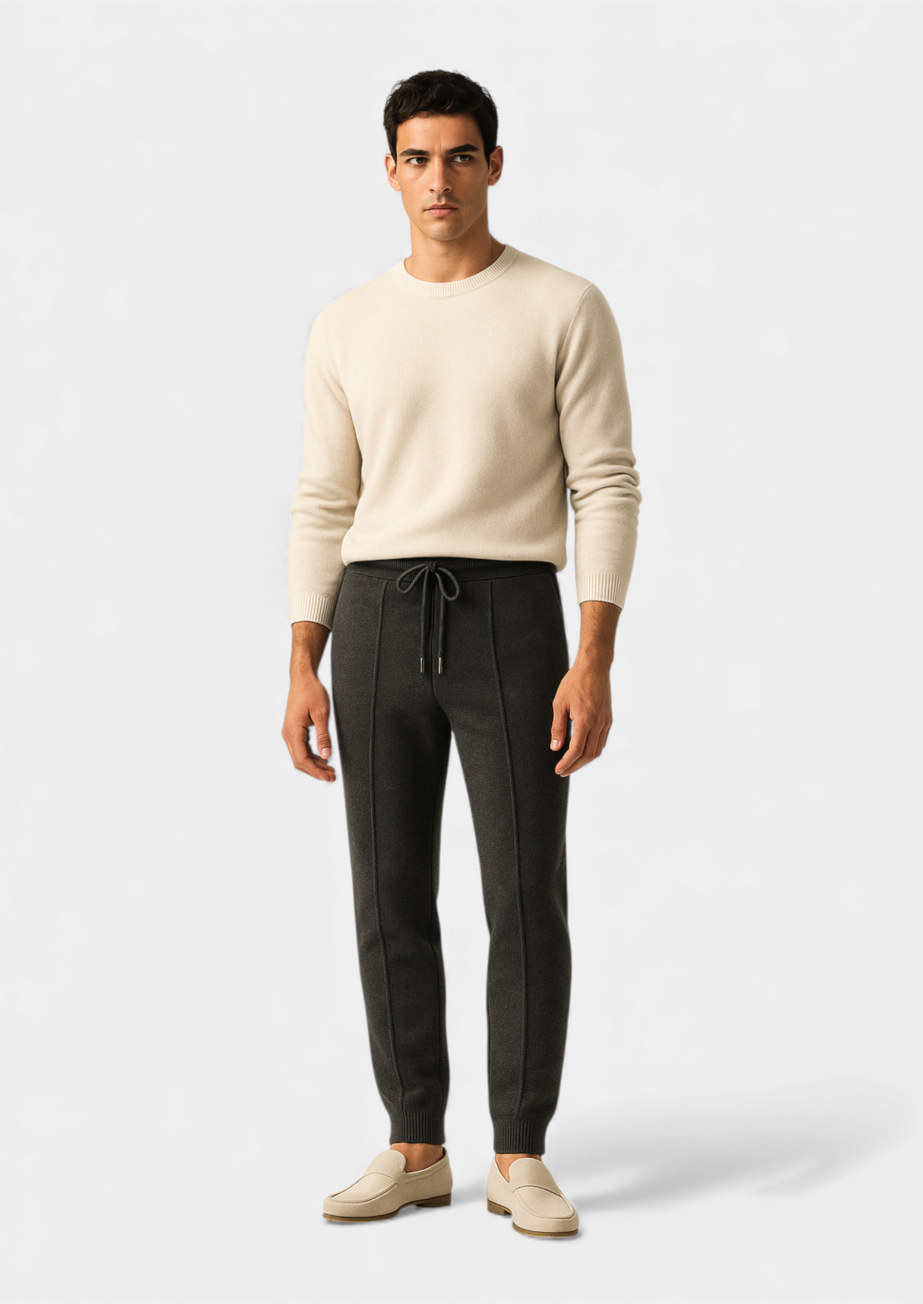 Pure Extra-Fine Merino Wool Leisure Joggers