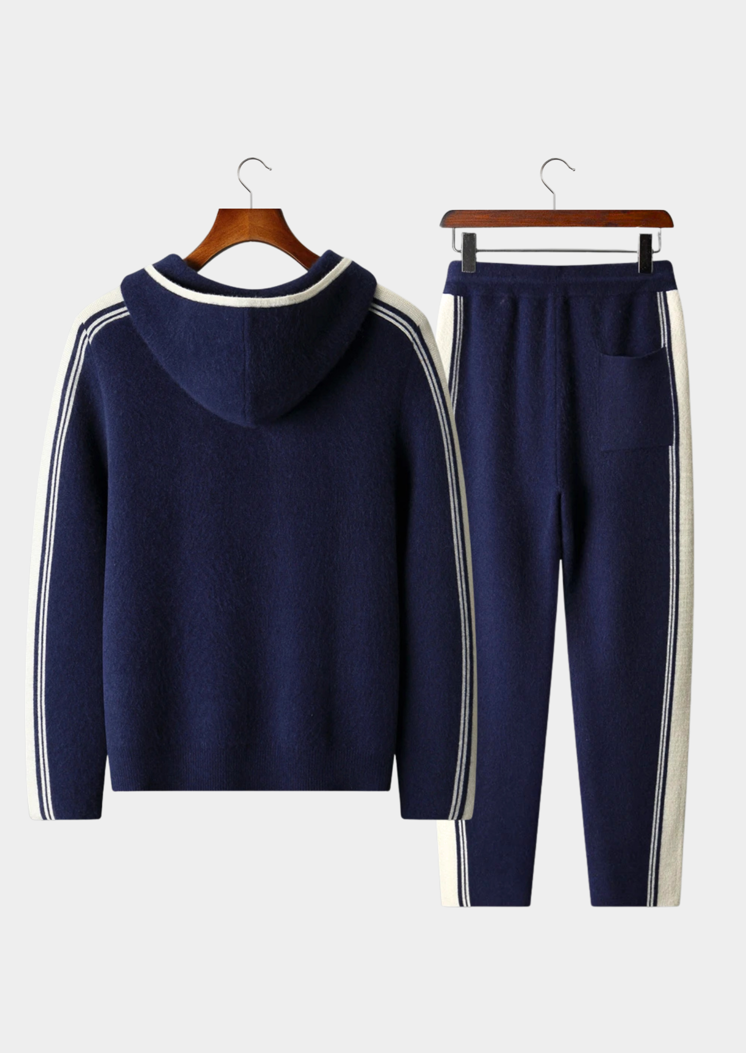 Men’s Luxury Wool Tracksuit – Contrast Lining