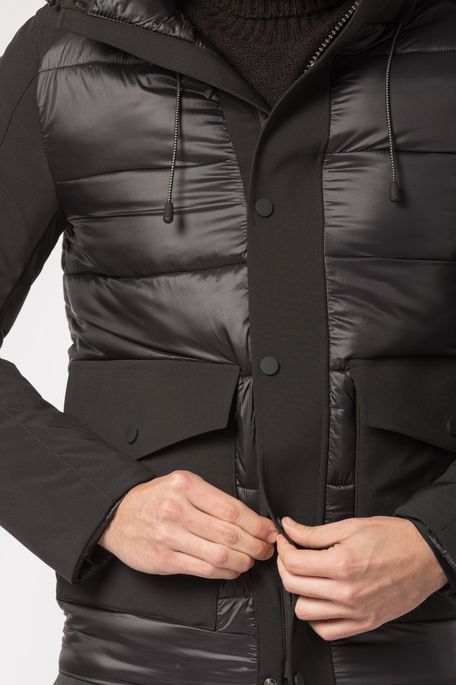 Marvais Hybrid Winter Puffer Jacket Men