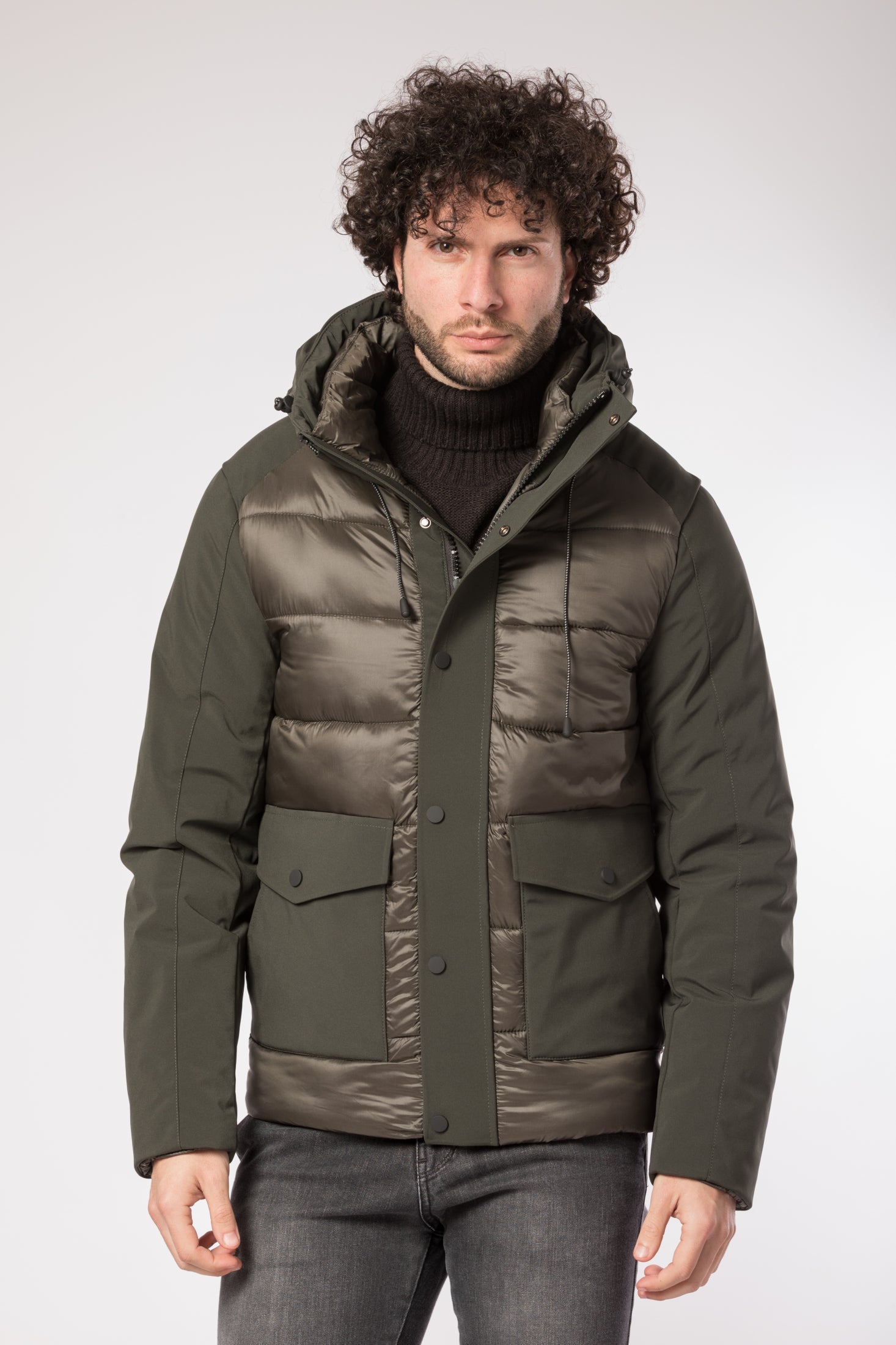 Marvais Hybrid Winter Puffer Jacket Men
