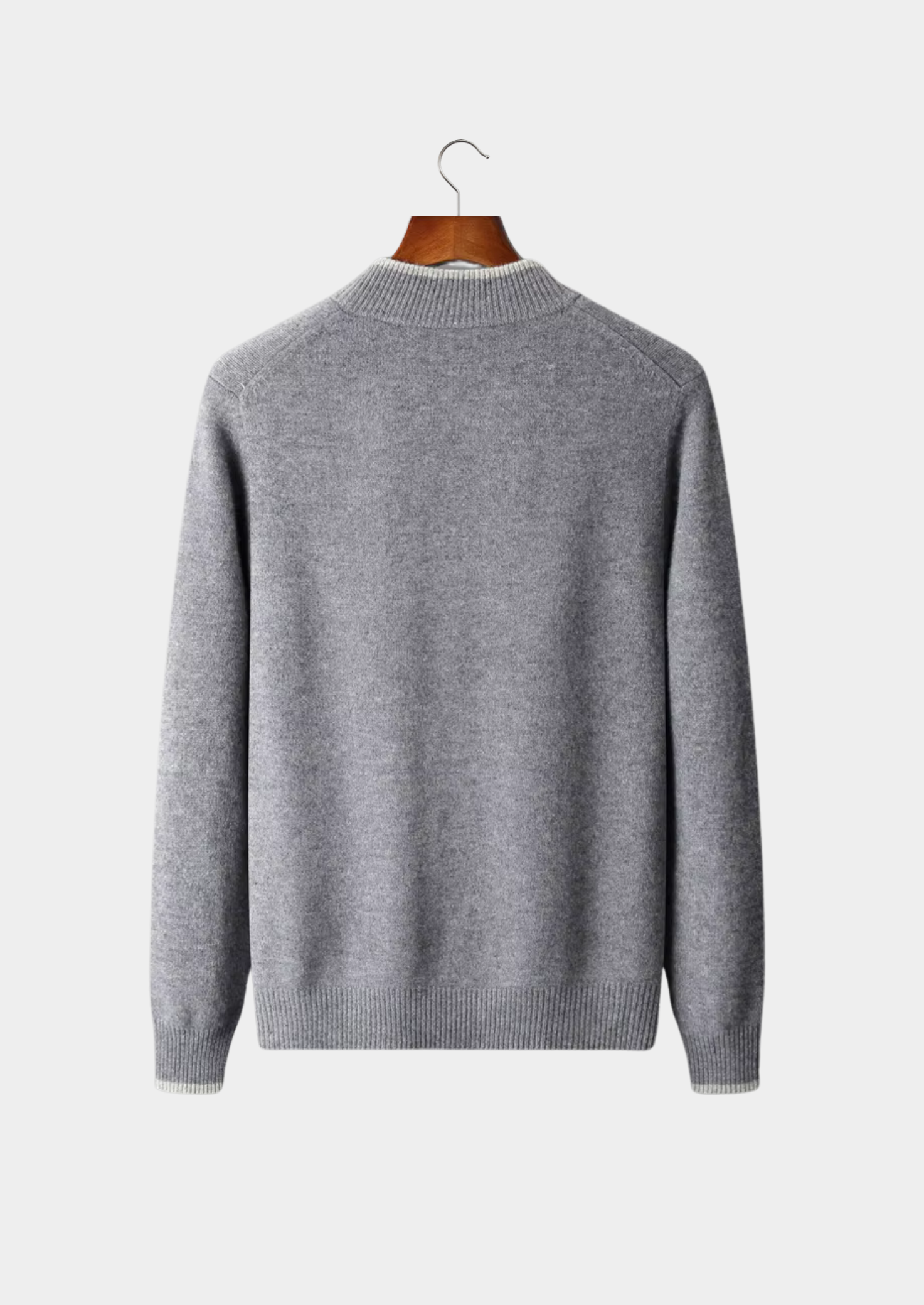 Extra-Fine Merino Wool Zip Cardigan