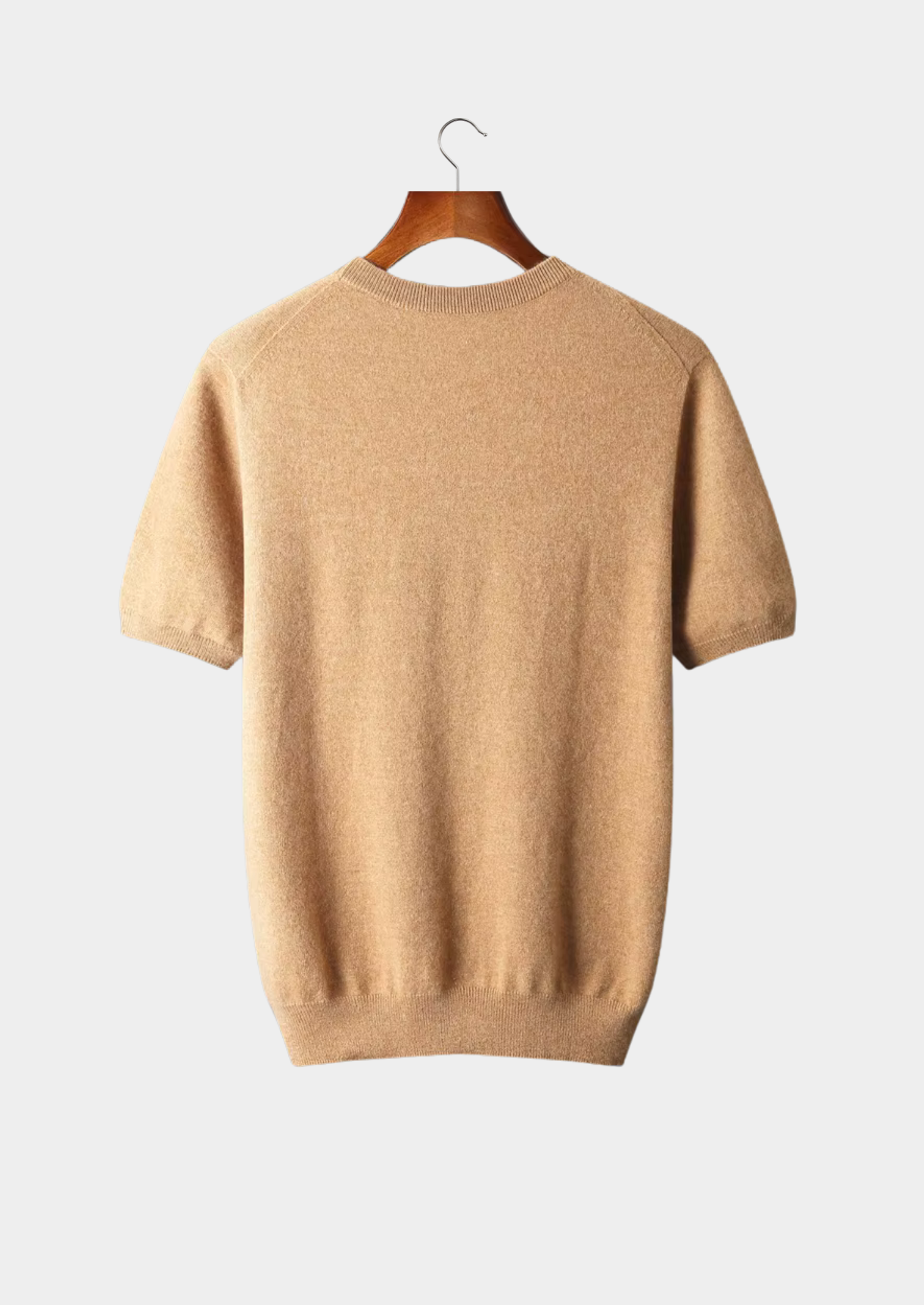 Men’s Luxury Cashmere T-Shirt – Crewneck