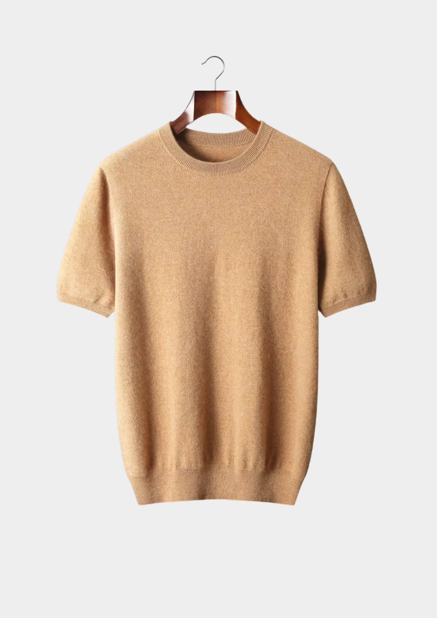 Men’s Luxury Cashmere T-Shirt – Crewneck