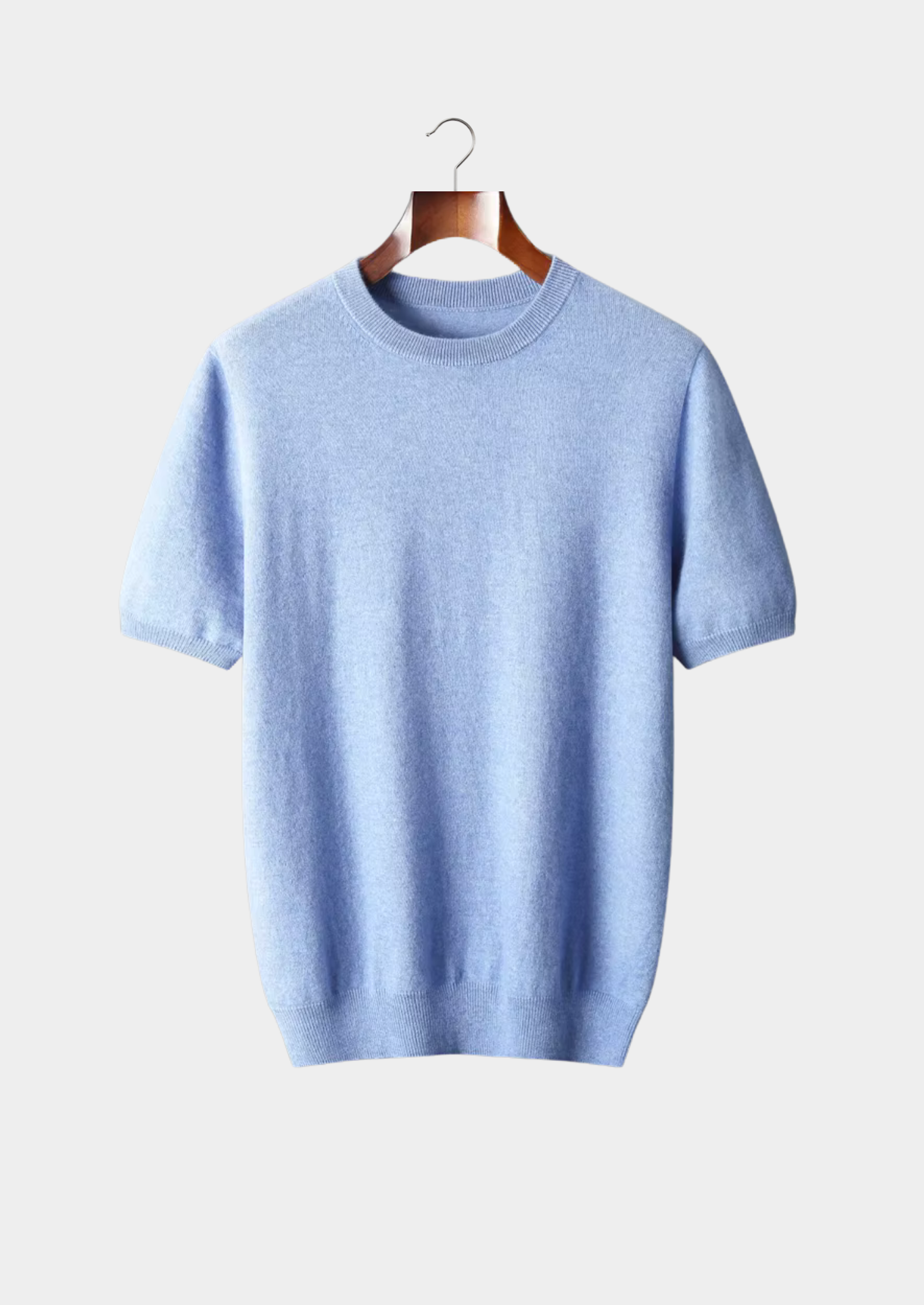 Men’s Luxury Cashmere T-Shirt – Crewneck
